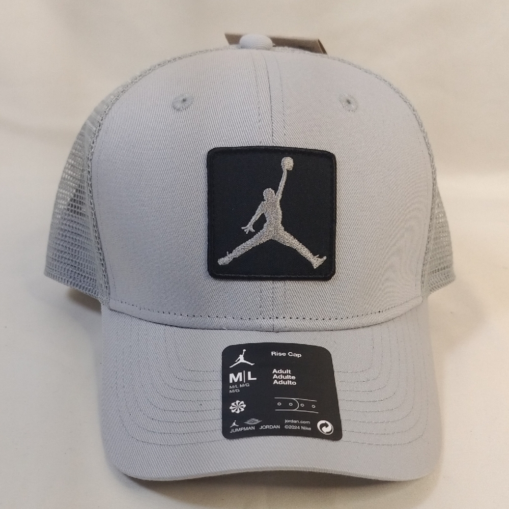 Jordan Gray Mesh Snapback Cap